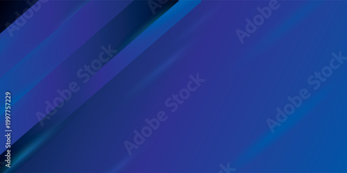 Abstract blue diagonal lines background with glowing gradient light effect. Modern creative trendy in vector EPS 10