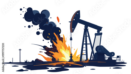 fires in oil pumps and oil industry