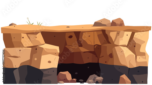 3D vector of soil layers