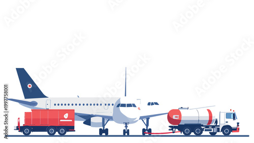 airplane on the runway