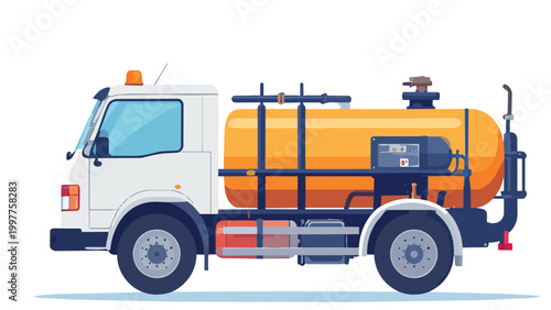 truck isolated on white background
