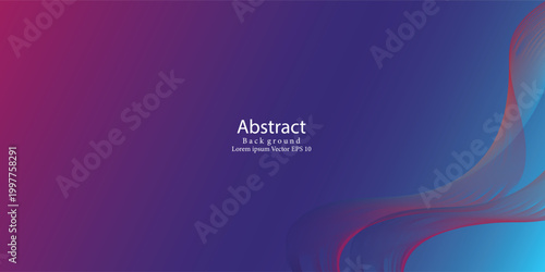 Abstract gradient purple blue background with fluid curved shapes and soft glow
