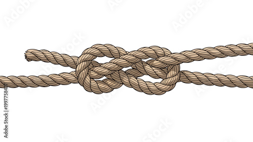 Rope Knot Illustration.
