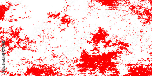 A red grunge ink splat and paint splash vector illustration featuring a textured drip pattern for a decorative blood stain backdrop or Christmas card wallpaper design