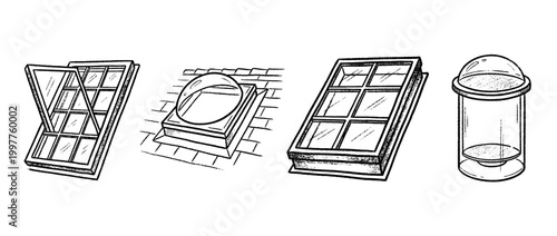 skylight , chalk texture vector set