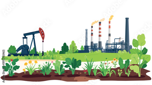 oil industry concept