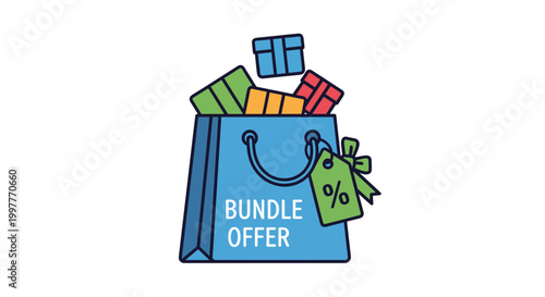 Bundle Offer Shopping Discount Bag.
