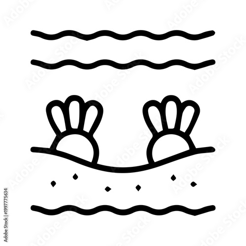 Coastal Shells and Waves