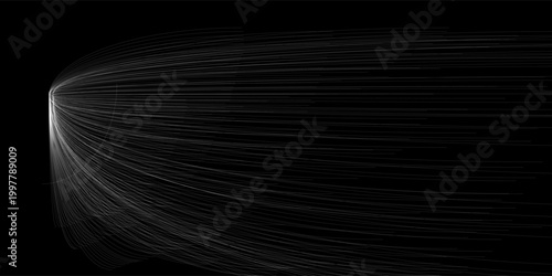 Set of two radial hypnotic spirals, on transparent background