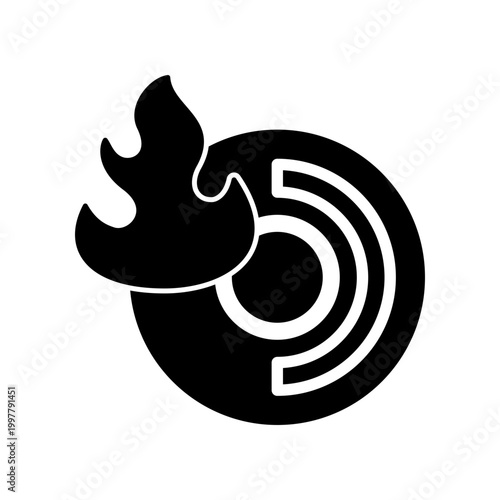 Disk icon design template