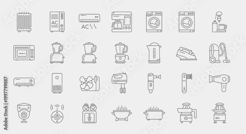 Various household and office supplies.