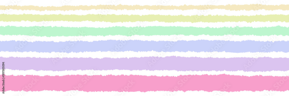 Fototapeta premium Colorful Torn Paper Stripes for Crafting, Scrapbooking, and Design Projects