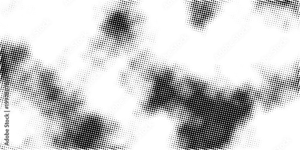Fototapeta premium Dotted halftone abstract backdrop with a soft grain gradient and pointillism-inspired noise pattern.