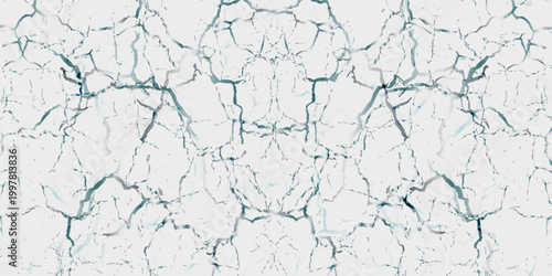 High-Contrast Cracked White Surface Texture With Blue Shadows — Abstract Dry Earth or Ice Pattern Background,elemen trendy design