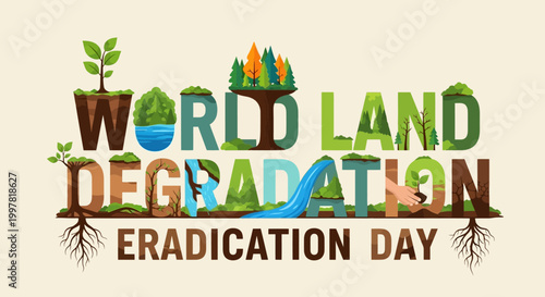 World Land Degradation Eradication Day awareness campaign.