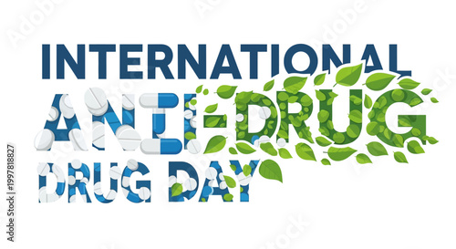 International Anti Drug Day awareness campaign.