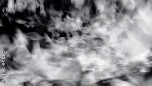 : Dynamic Black and White Motion Blur Art | Abstract Water and Smoke Energy Visualization | Monochrome Motion Flow Background