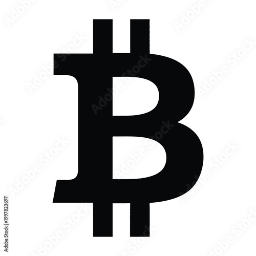 Bitcoin logo cryptocurrency symbol