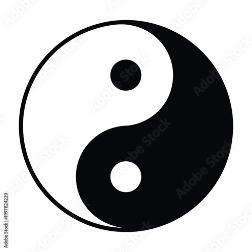 Yin yang symbol balance harmony