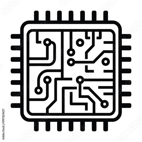 Microchip Electronic Circuit Board Design