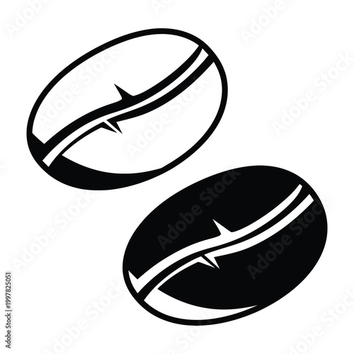 Coffee beans illustration