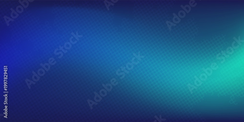 halftone with blue-green gradation, abstract background pattern, neon light reflecting walls and floors, dark colors, and feel the speed of digital technology connected with blue-green background.
