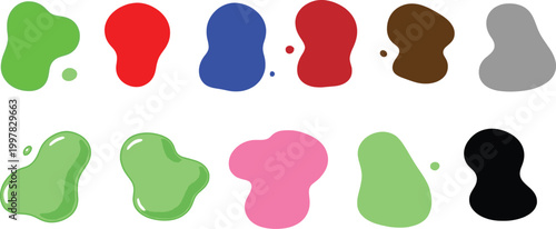 Colorful footprints a collection of diverse shoe impressions in various hues