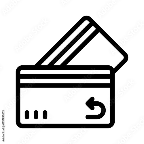 creditcard line icon