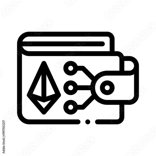 decentralized line icon
