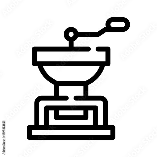 grinder line icon
