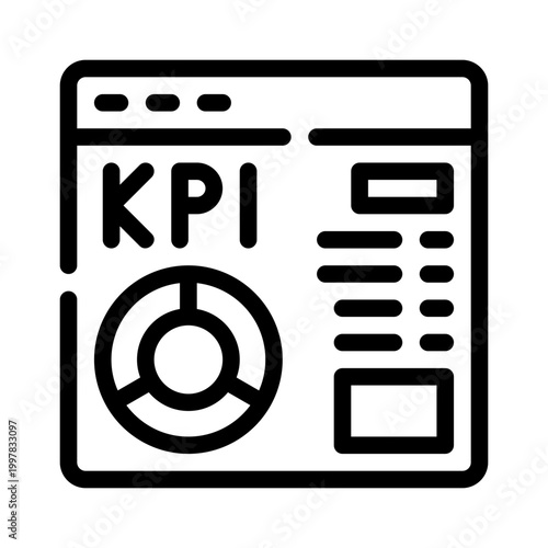 kpi line icon
