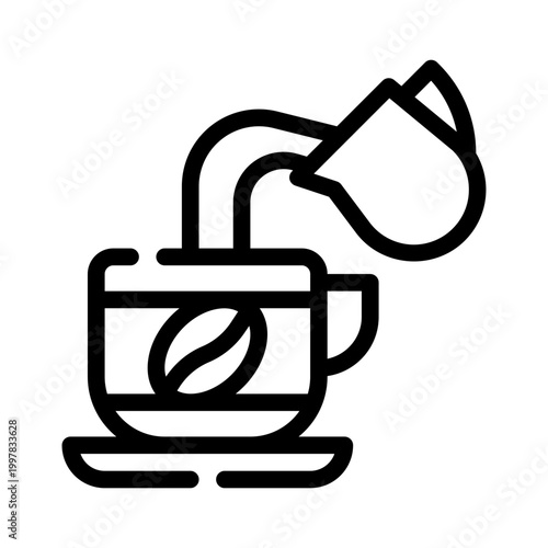 pourover line icon