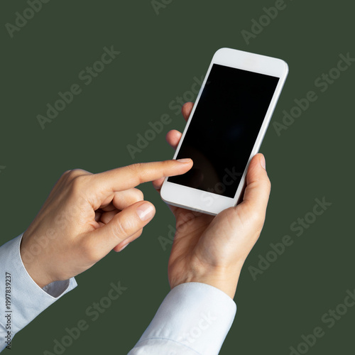 mobile phone in hand