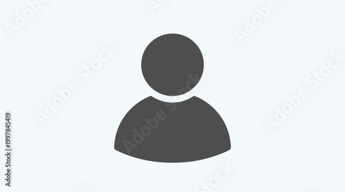 3d business man icon and vector user avatar illustration for web button and social media profile symbol concept