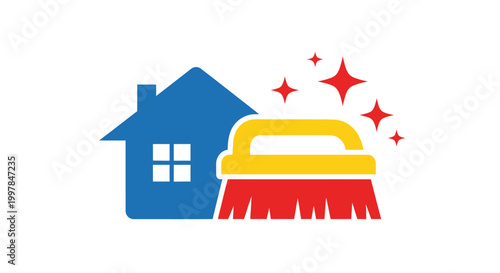 Cleaning tools for home maintenance.