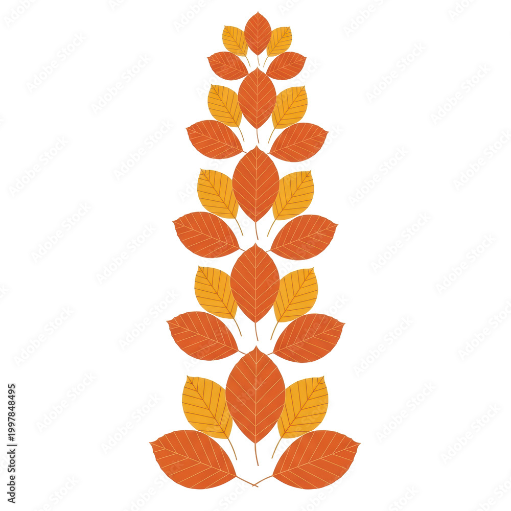 Obraz premium Autumn leaves decoration