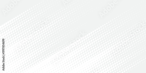 Dot white gray wave light technology texture background. Abstract big data digital concept.