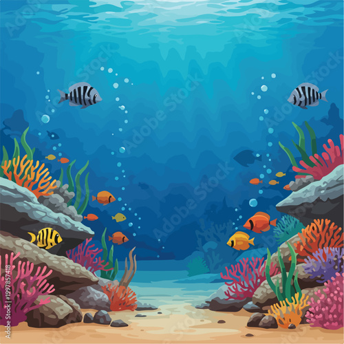 A vibrant underwater scene (1)