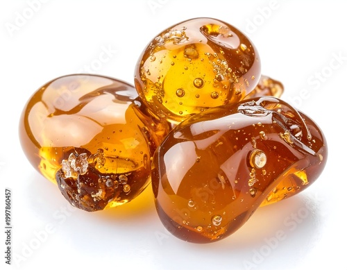 Copaiba Balsam Resin Isolated on White Background – Exotic Perfumery Ingredient