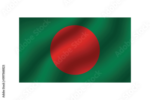 Free Download Bangladesh Flag Vector Illustration – Green Field with Red Circle - GFXLoad