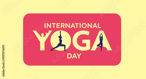 International Yoga Day awareness campaign logo.