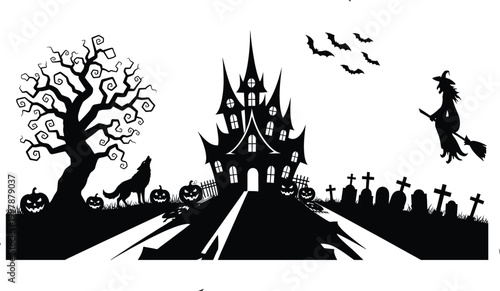 Midnight at Moonless Manor

The Silhouette of Shadows

A Witch’s Wicked Welcome

The Howling Hill Graveyard

Ghouls’ Night Out