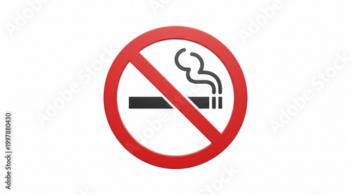 Free Download Clear red circular graphic symbol universally prohibiting smoking, designed to enforce health regulations and promote smoke-free environments for public well-being and clean air quality - GFXLoad