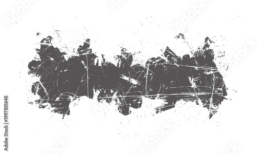 Dark grey distressed grunge texture with white scratches and splatters