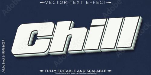 Retro sticker text effect, editable 70s and 80s text style