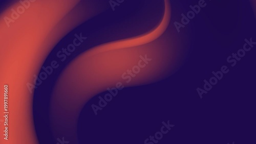Abstract gradient backgrounnd with flowing orange and purple colors. Great for energetic and dynamic visual creations.