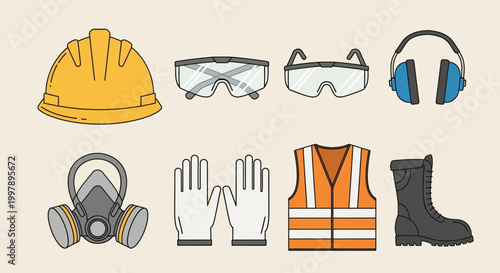 Personal Protective Equipment Safety Gear.