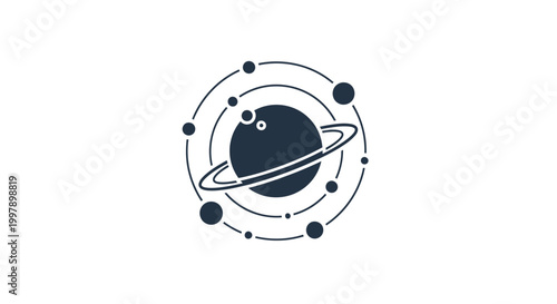Saturn Planet and Solar System.
