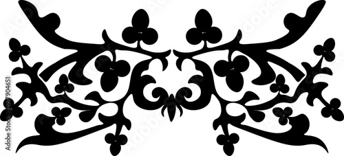 traditional pattern of sumatera. floral pattern with dark color