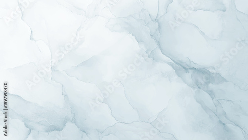 Lightblue marble texture with gray veins on white background